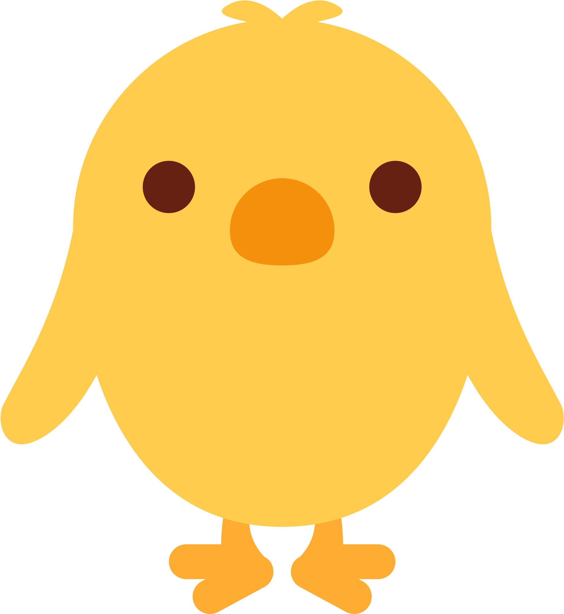 Cute Cartoon Chick Illustration