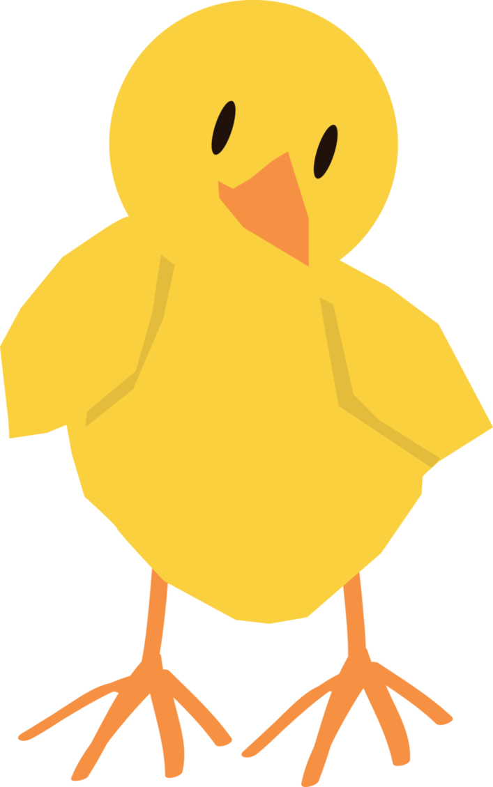 Cute Cartoon Chick Illustration