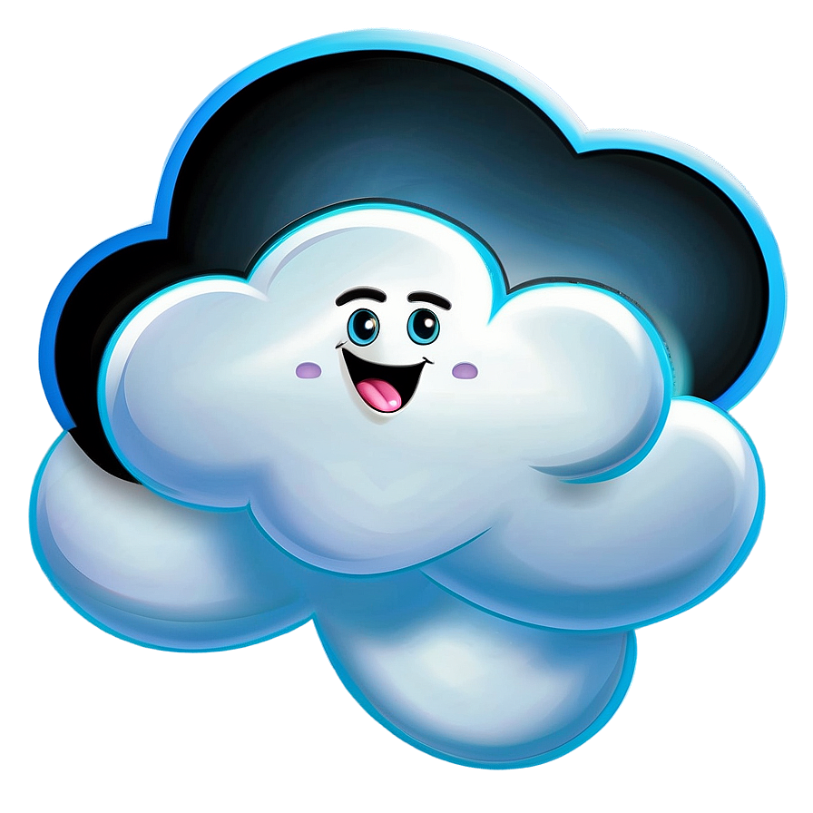 Cute Cartoon Cloud Png 2