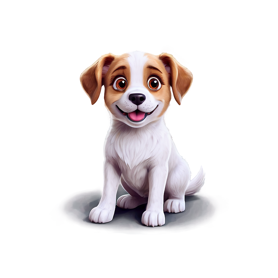 Cute Cartoon Dog Poses Png 06132024