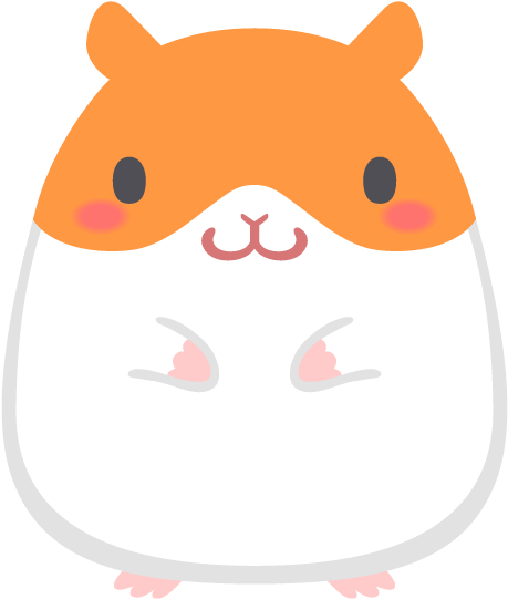 Cute Cartoon Hamster