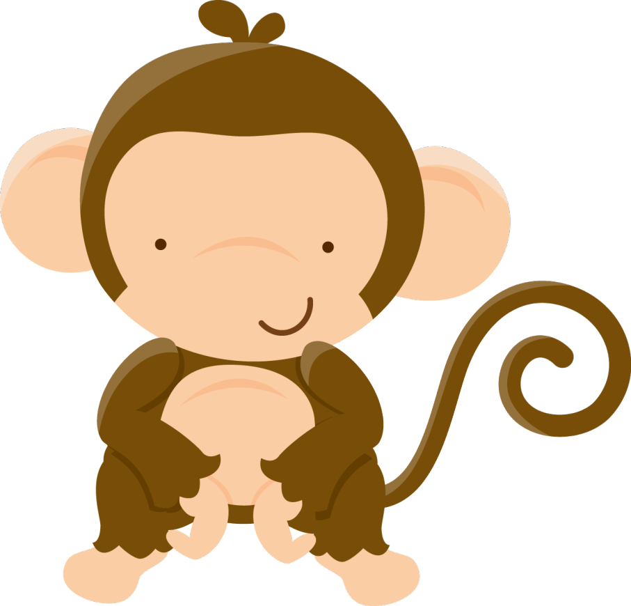 Cute Cartoon Monkey