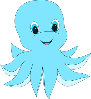 Cute Cartoon Octopus