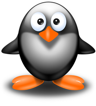 Cute Cartoon Penguin