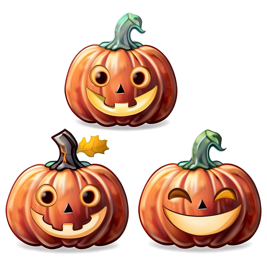 Cute Cartoon Pumpkin Png Dfm40