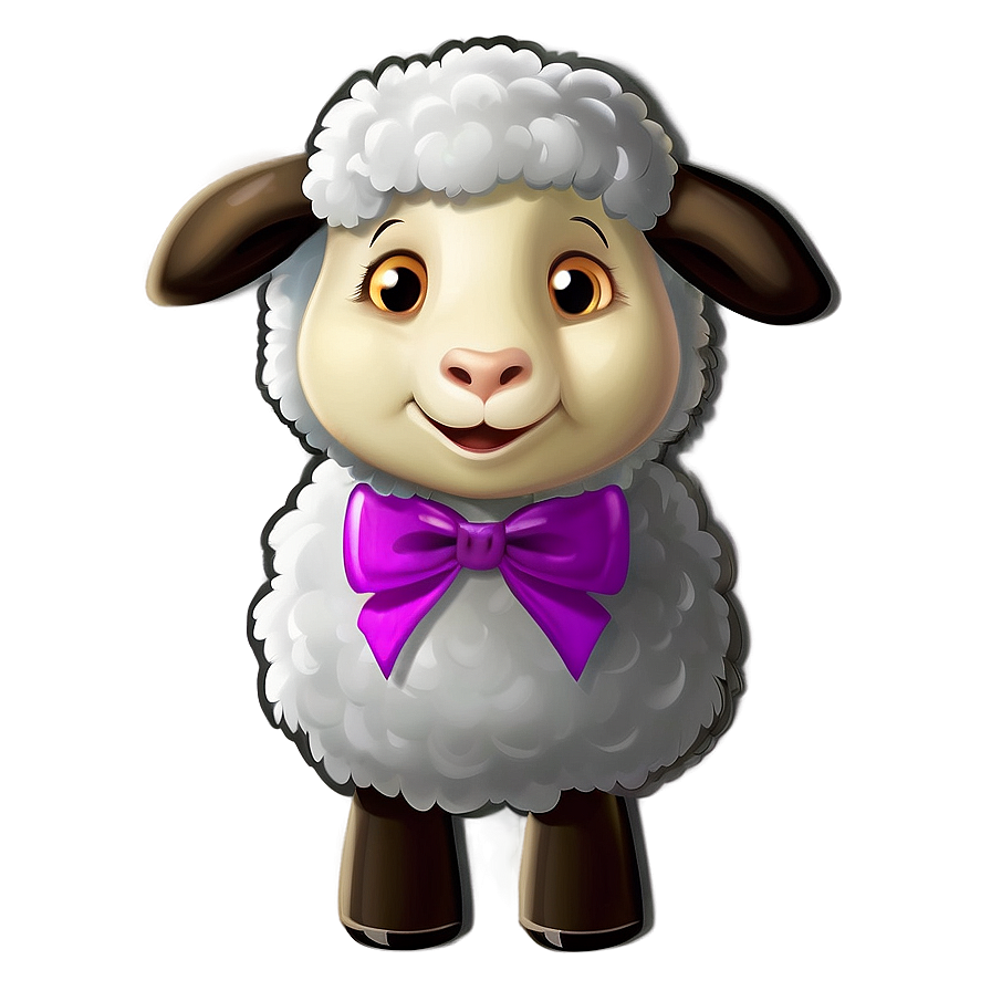 Cute Cartoon Sheep Png Vxn67