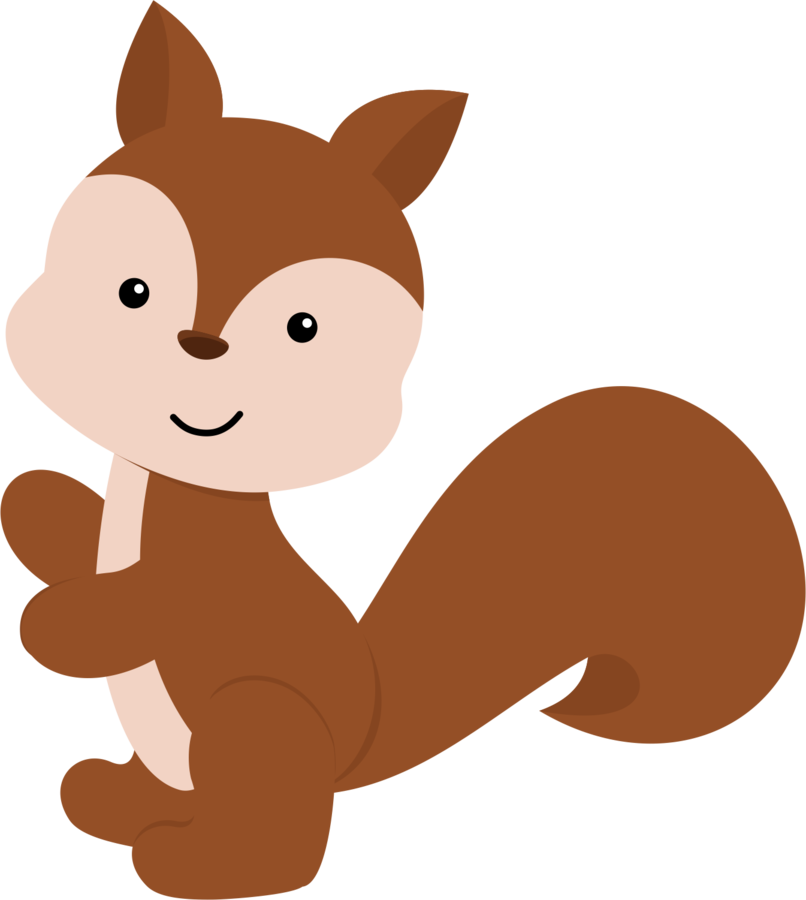 Cute Cartoon Squirrel