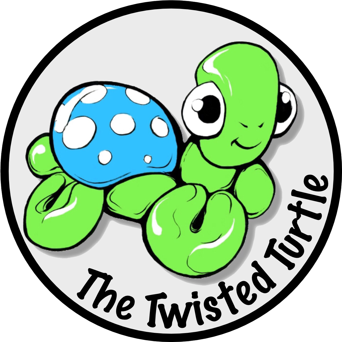 Cute Cartoon Turtle Logo