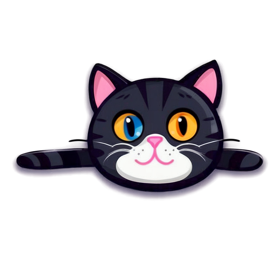 Cute Cat Character Png 36