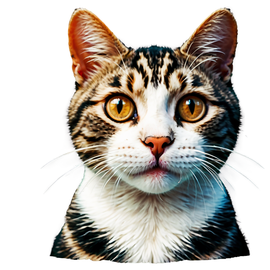 Cute Cat Face Clipart Png 06132024