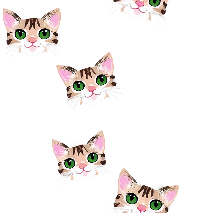 Cute Cat Face Png Qks75