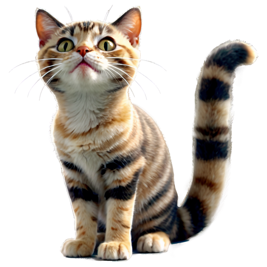 Cute Cat Pose Png 7