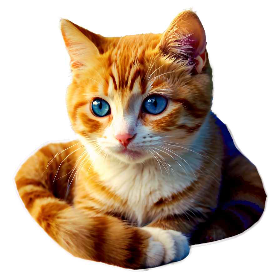 Cute Cat Sticker Png 05232024