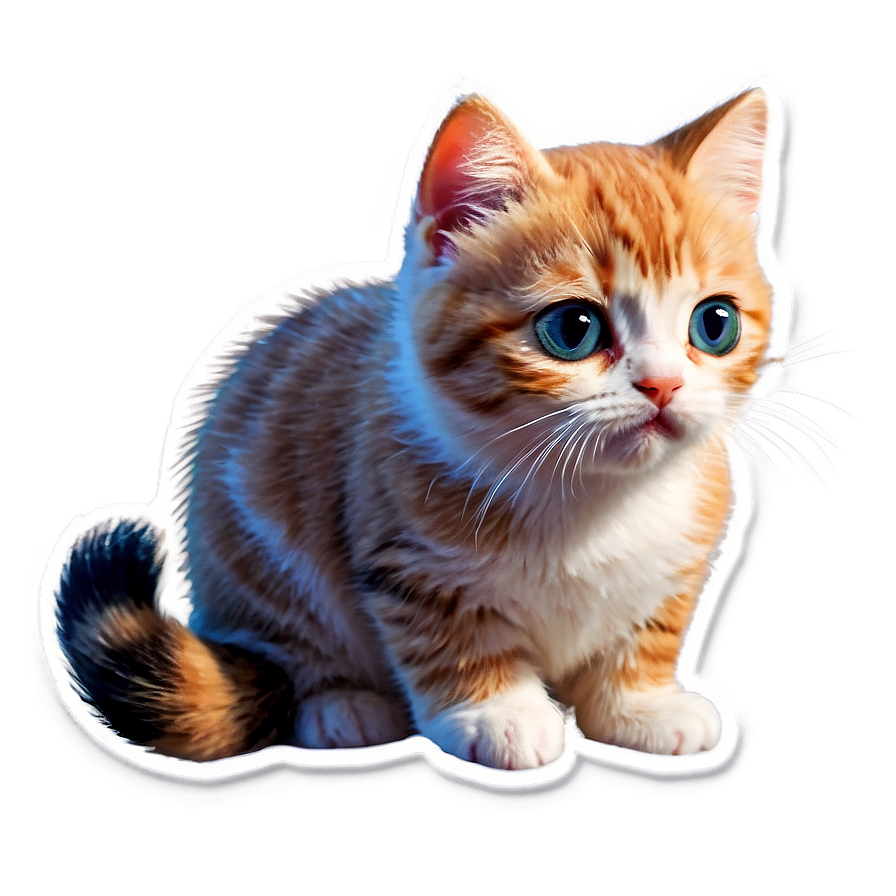 Cute Cat Sticker Png Xtn