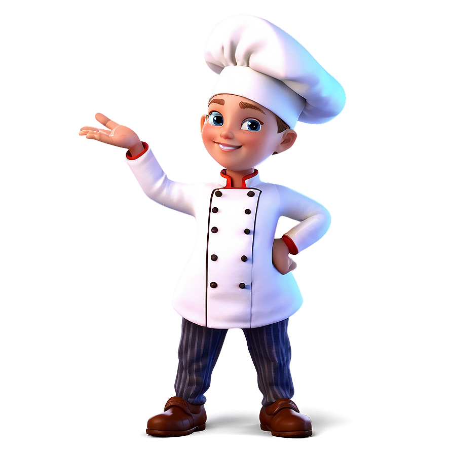 Cute Chef Hat Character Png Apn