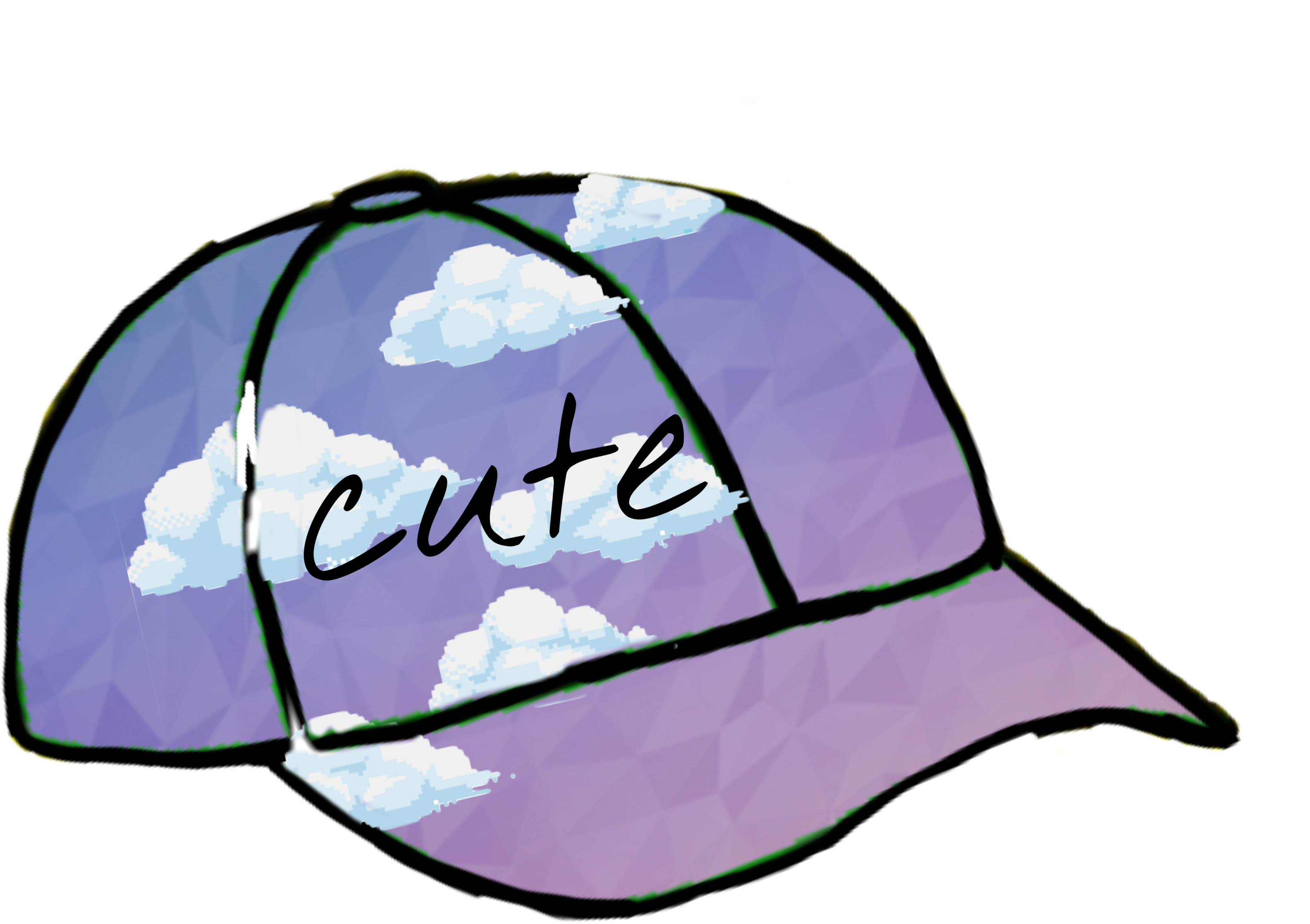 Cute Cloud Cap Drawing