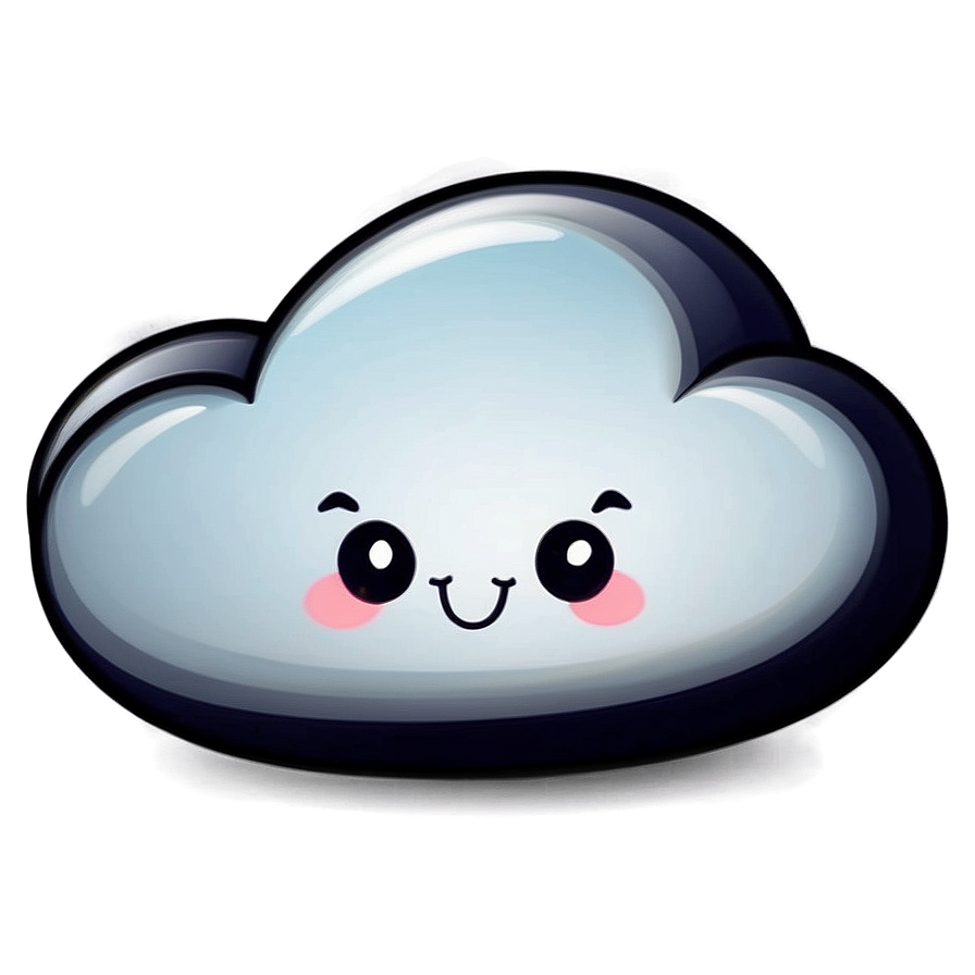 Cute Cloud Cartoon Png 06252024