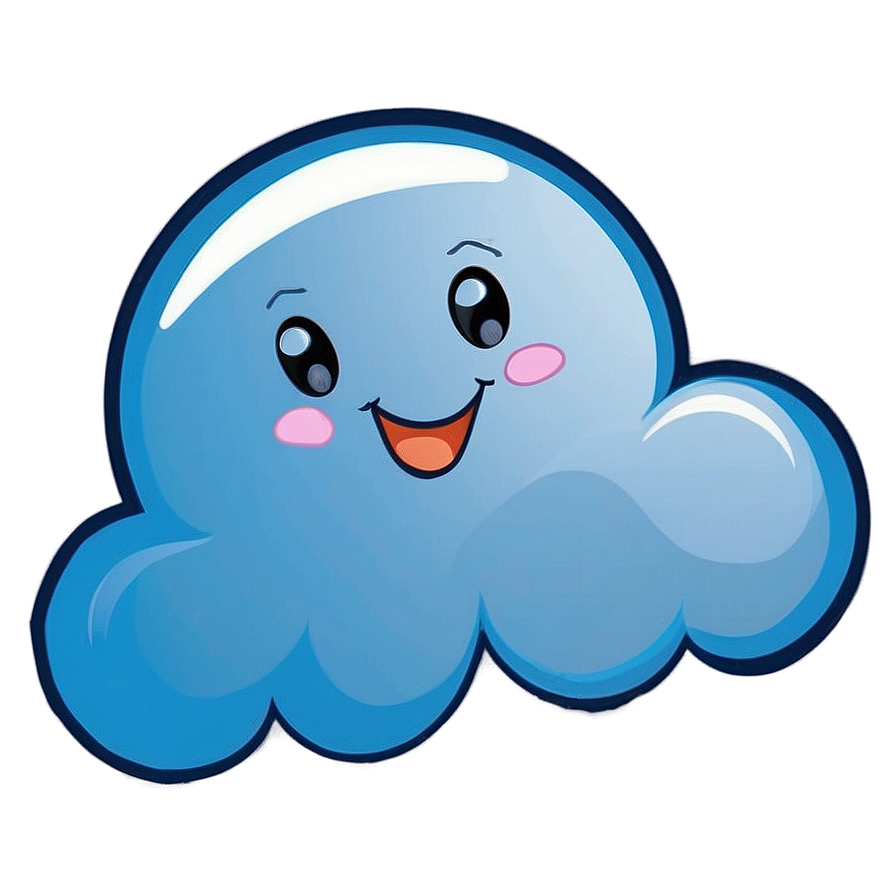 Cute Cloud Vector For Kids Png 43