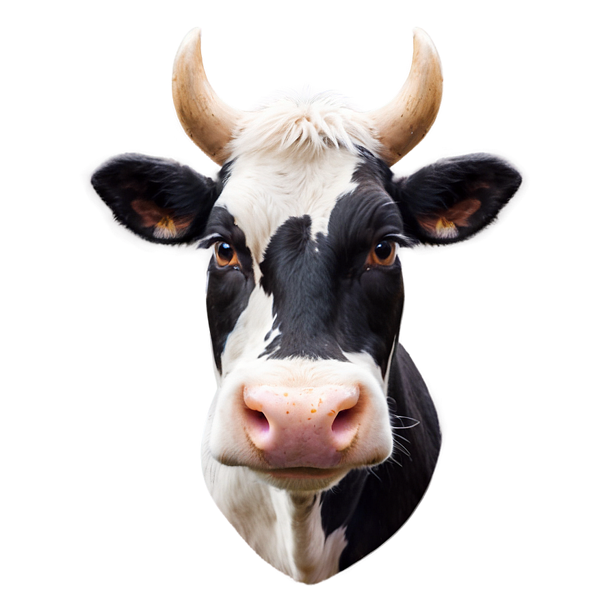 Cute Cow Face Png Muw32