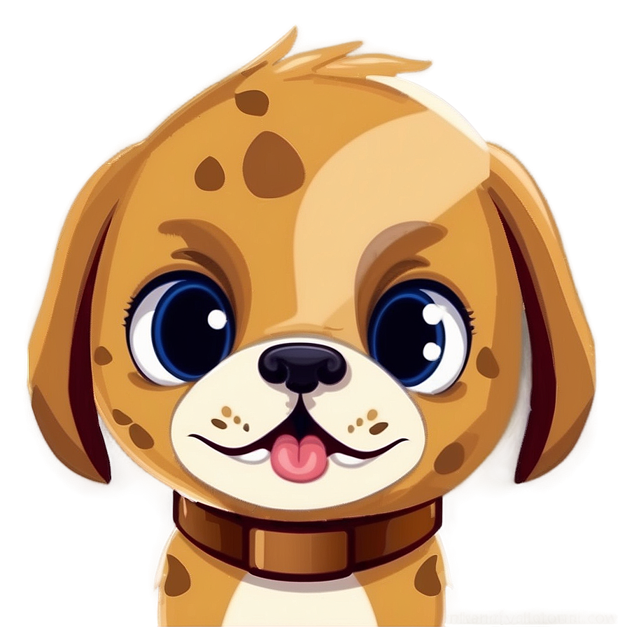 Cute Dog Face Cartoon Png Meb