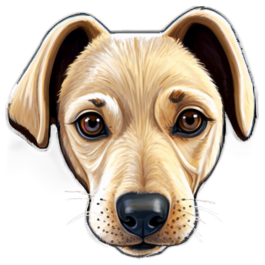 Cute Dog Head Clipart Png Mgq59