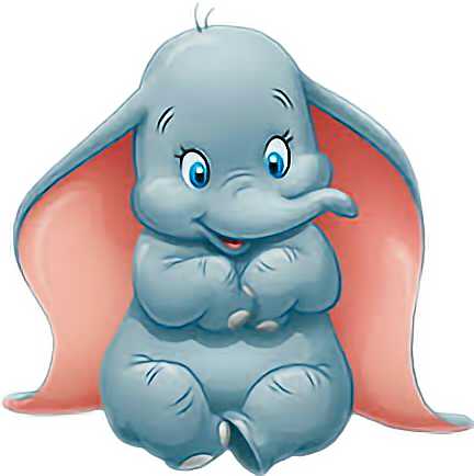 Cute Dumbo Elephant Cartoon