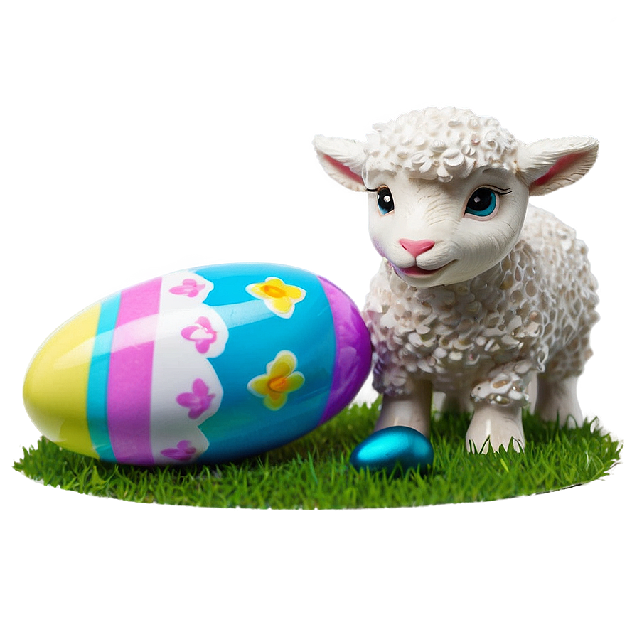 Cute Easter Lamb Png Jqd