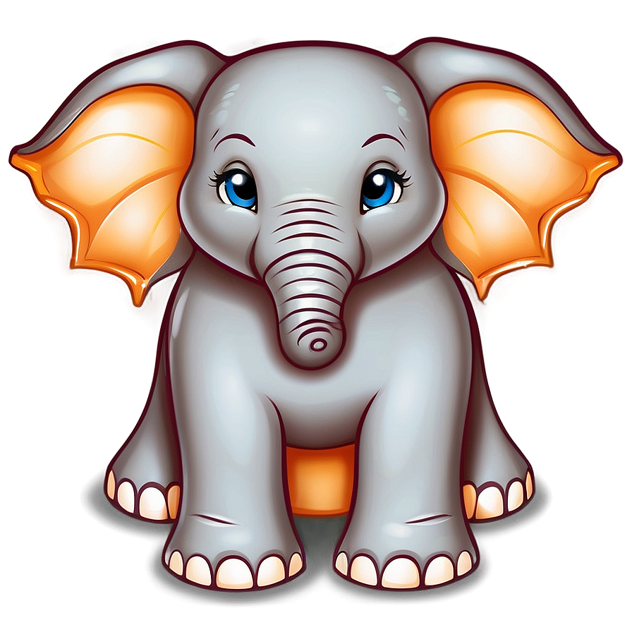 Cute Elephant Cartoon Png 11