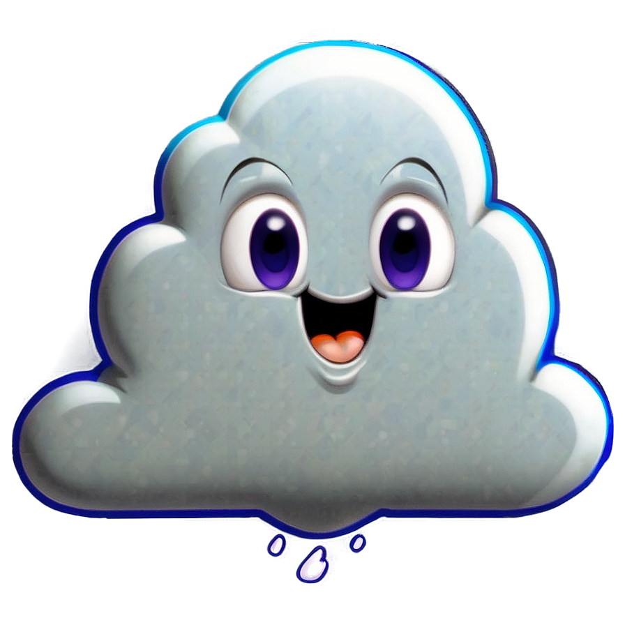 Cute Fart Cloud Cartoon Png 06212024