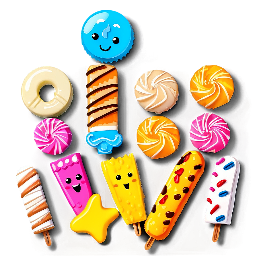 Cute Food Treats Png Ime