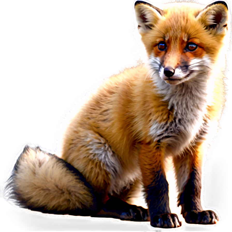 Cute Fox Cub Png 05032024