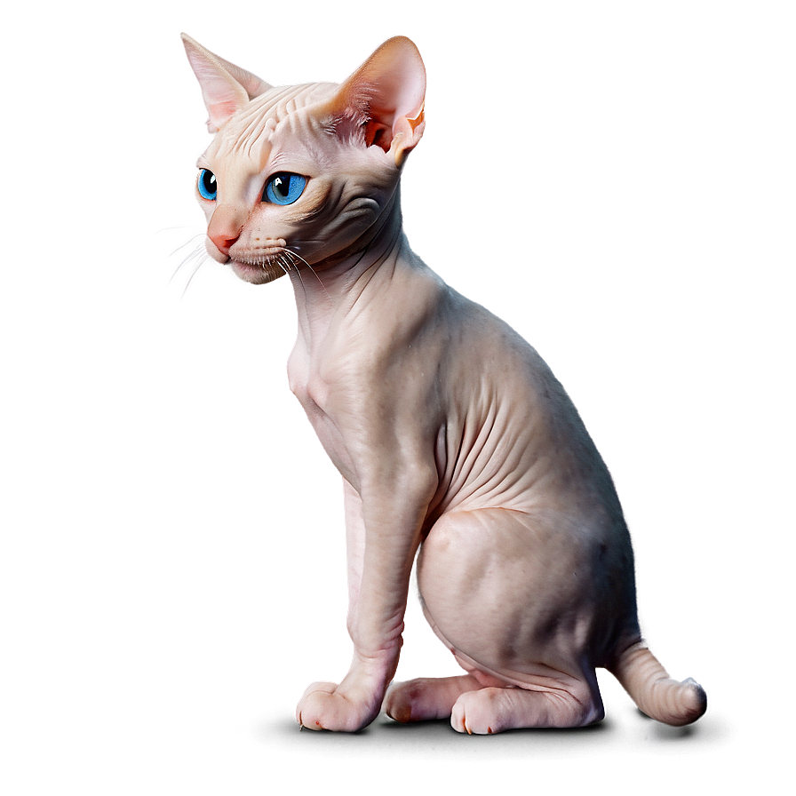 Cute Hairless Cat Png Jil