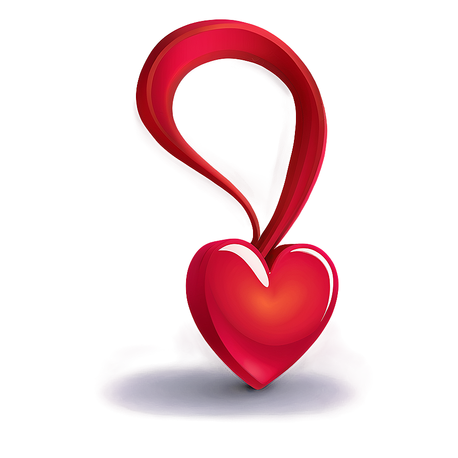 Cute Heart Illustration Png 06202024