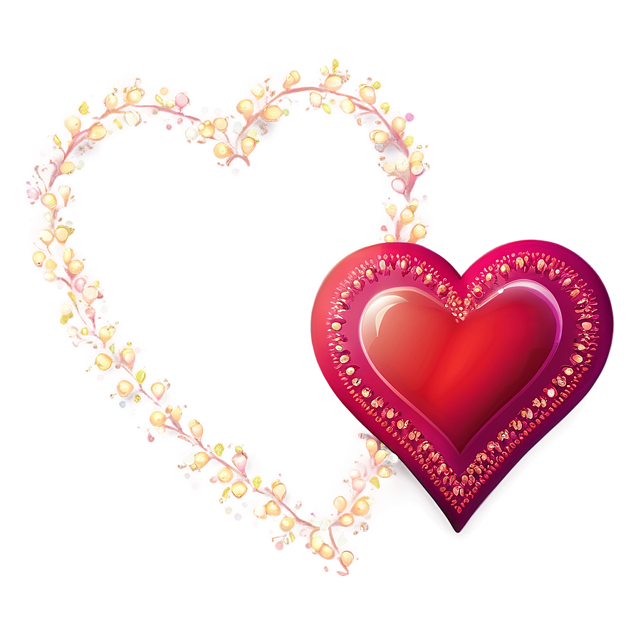 Cute Heart Illustration Png 84