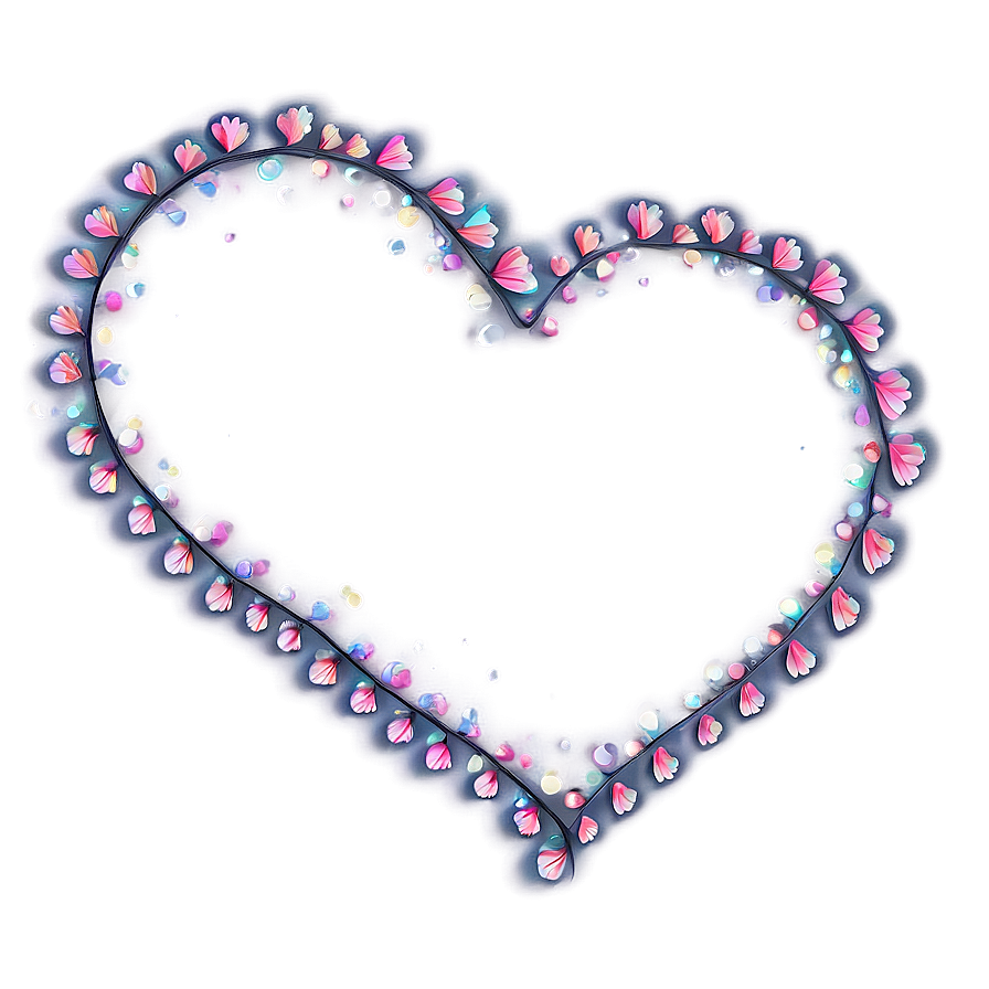 Cute Heart Overlay Png Dya