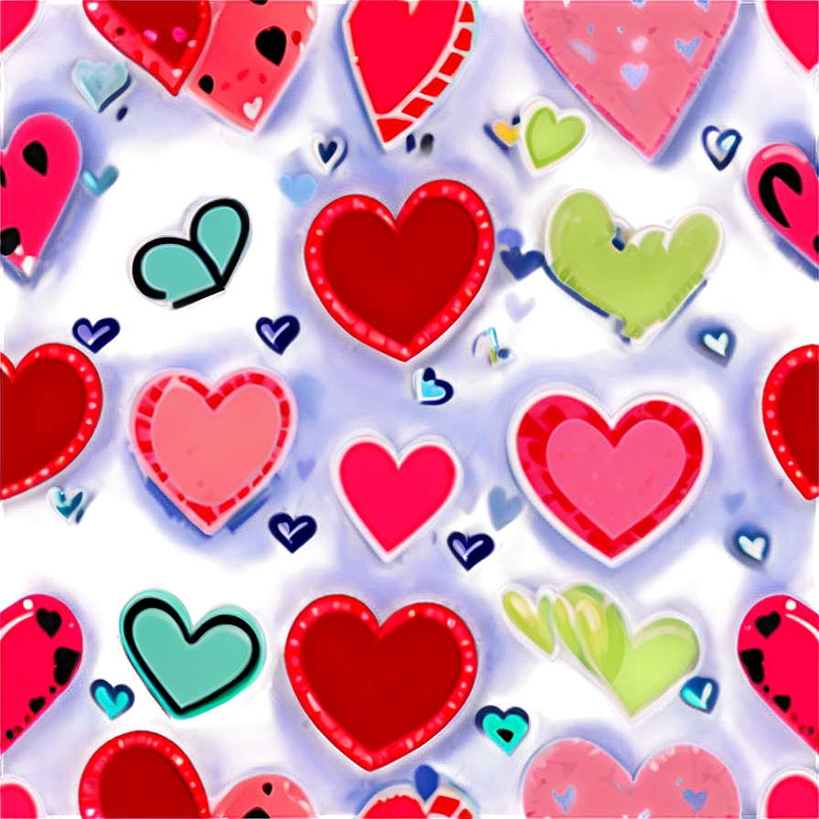 Cute Hearts Png Iwc