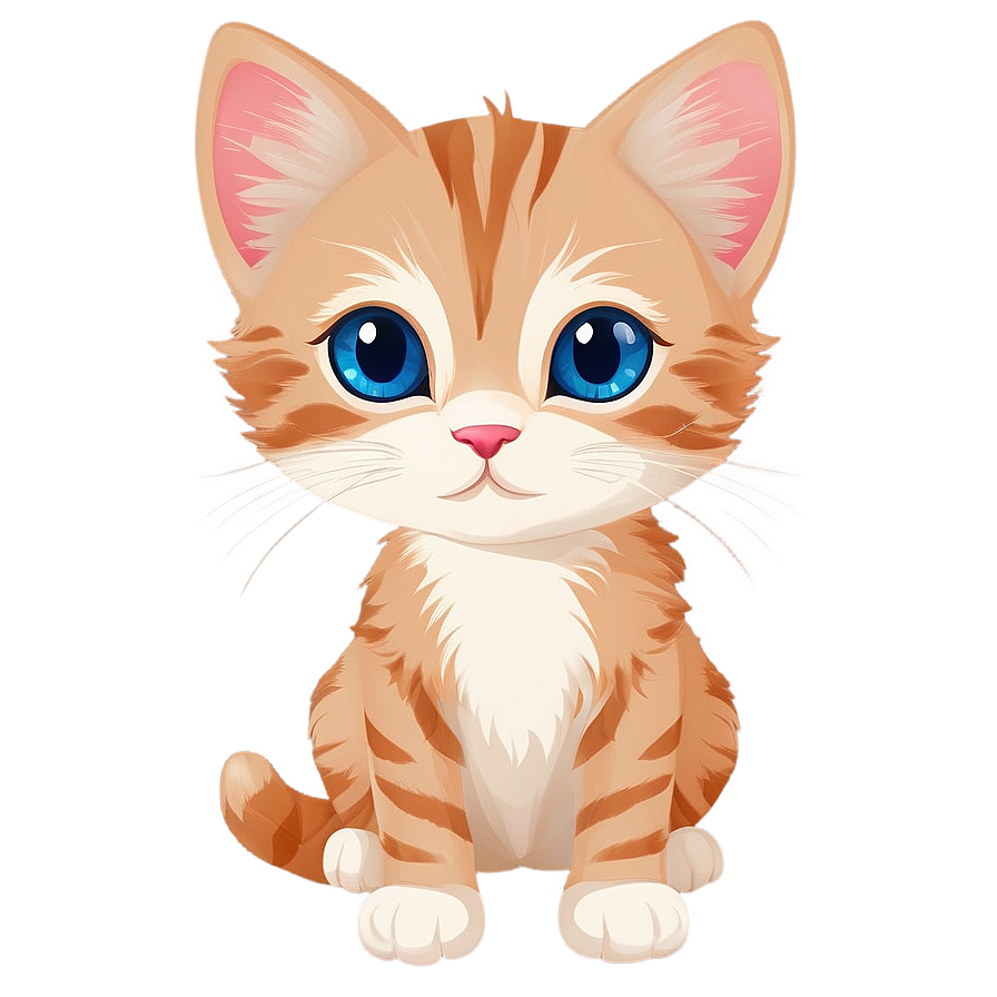 Cute Kitten Clipart Png Ocl16