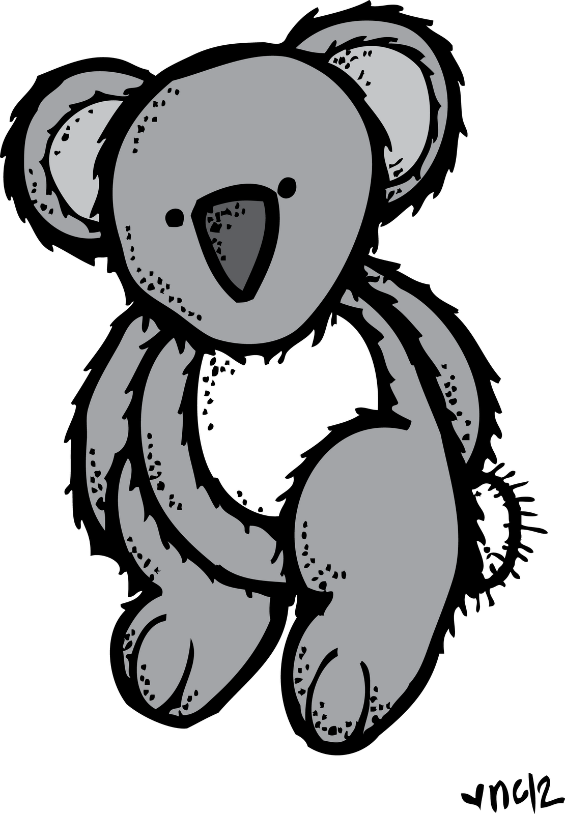 Cute Koala Cartoon Illustration