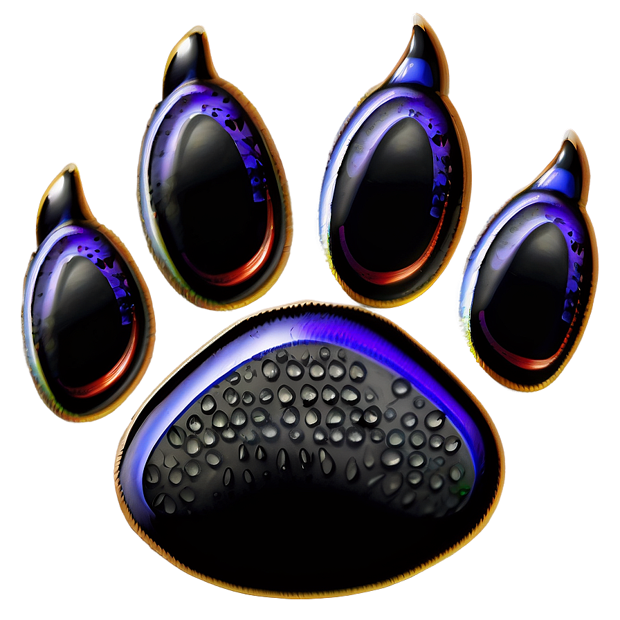 Cute Paw Print Graphic Png 05042024