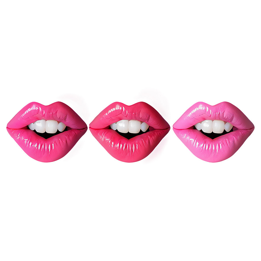 Cute Pink Lips Png 06212024