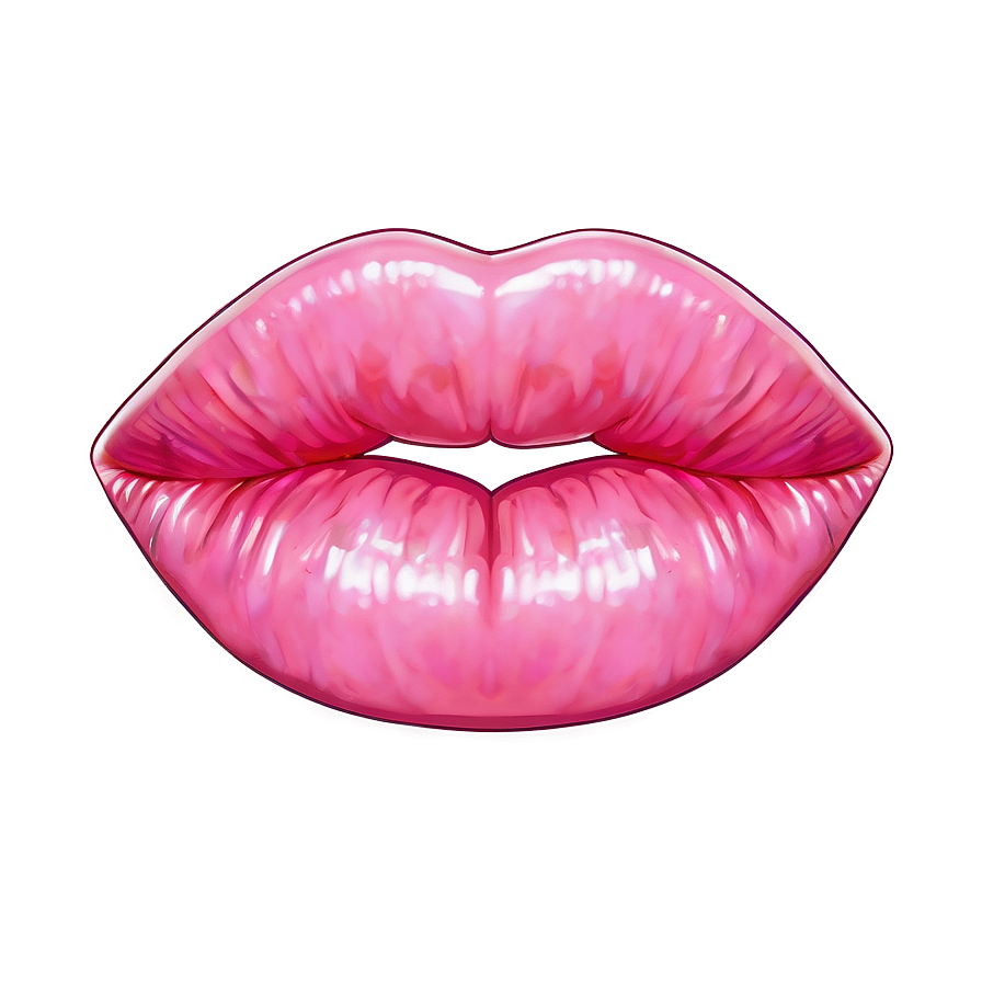 Cute Pink Lips Png 06212024