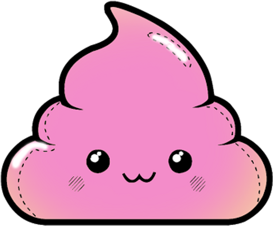 Cute Pink Poop Emoji