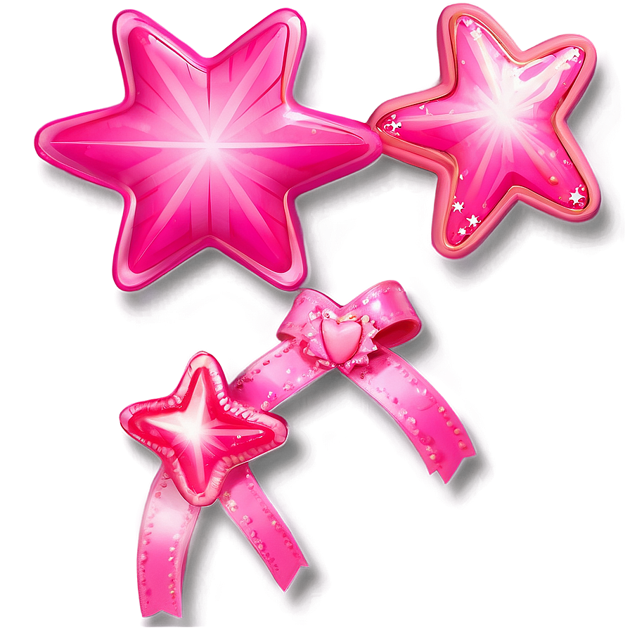 Cute Pink Stars Png Lso