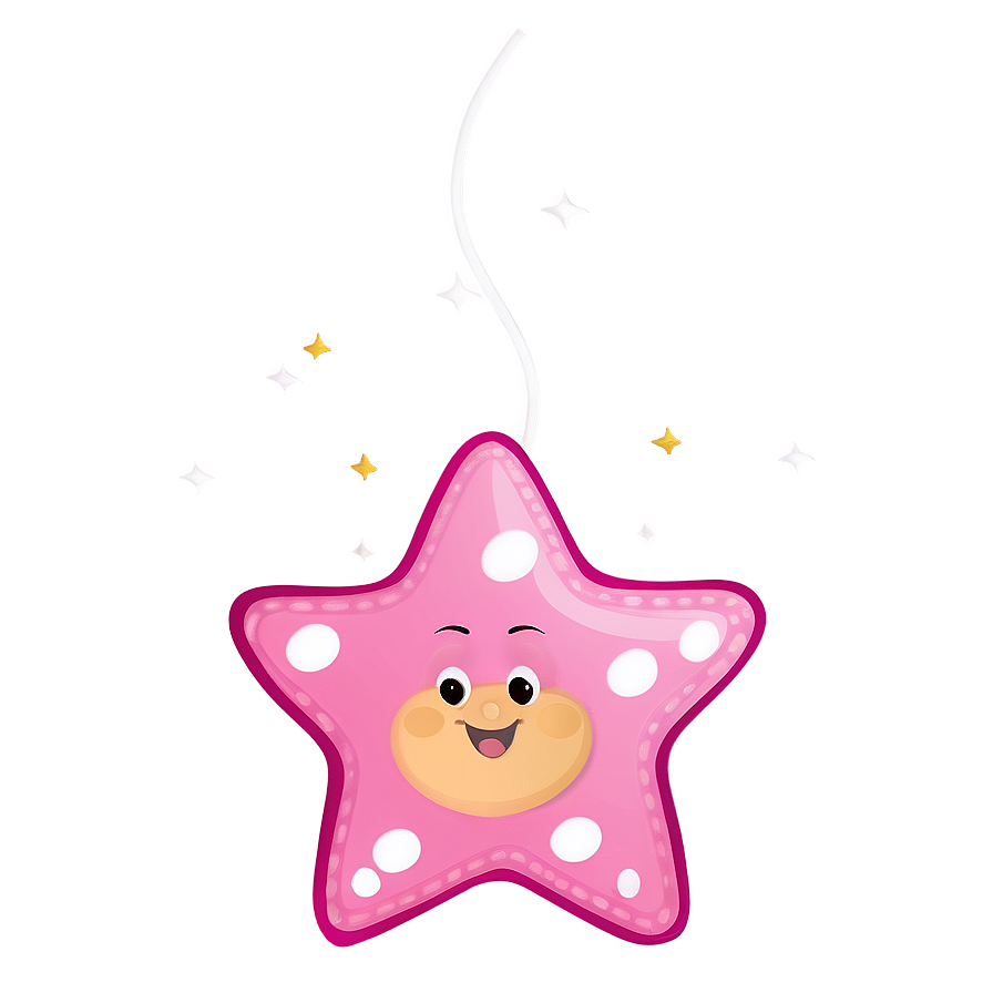 Cute Pink Stars Png Qad65