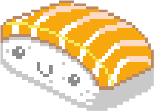 Cute Pixel Sushi