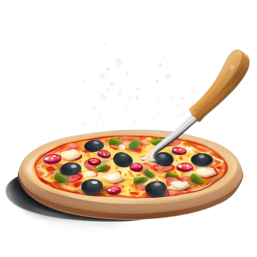 Cute Pizza Vector Design Png Lgj10