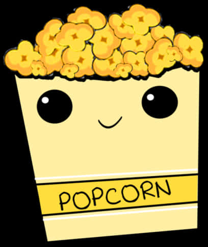 Cute Popcorn Clipart