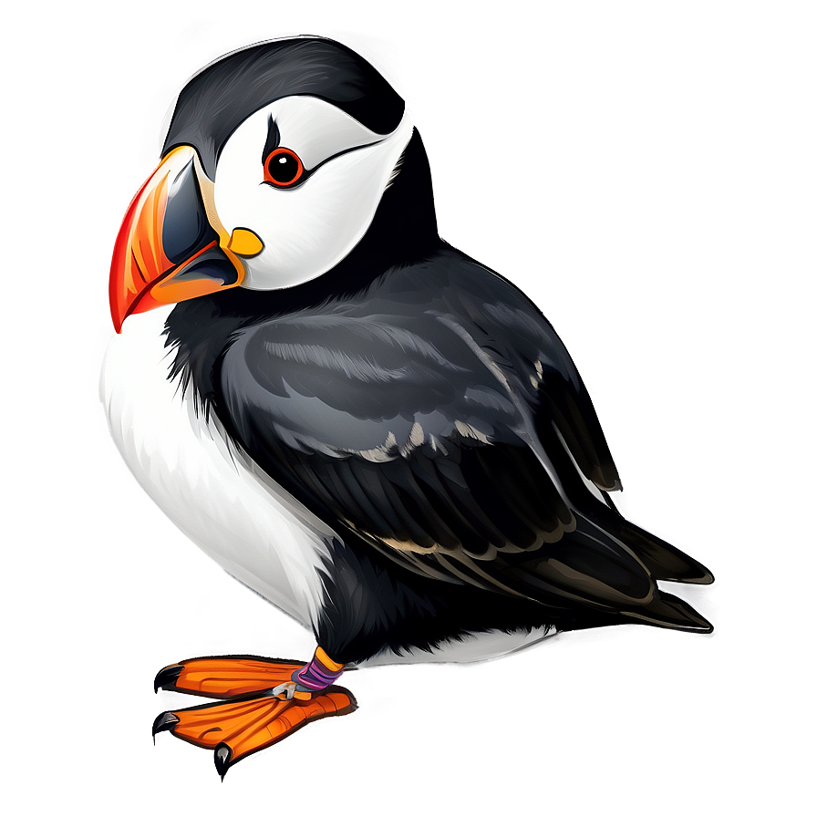 Cute Puffin Character Png 82