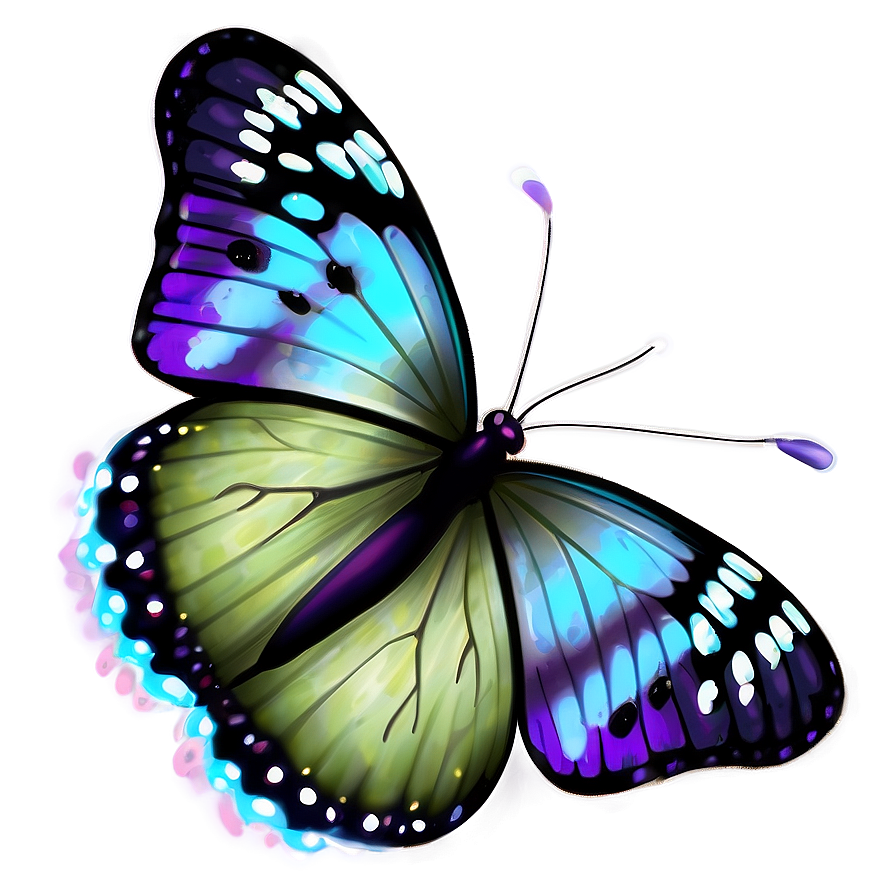 Cute Purple Butterfly Png Hwa58