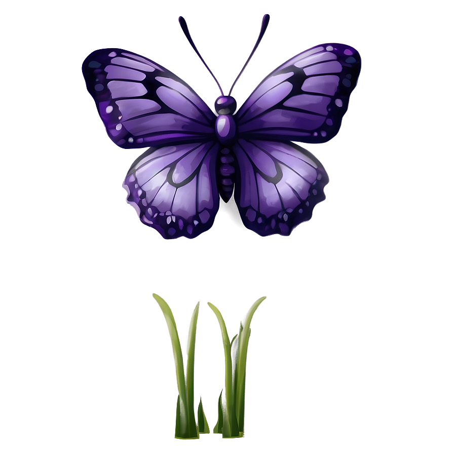Cute Purple Butterfly Png Req